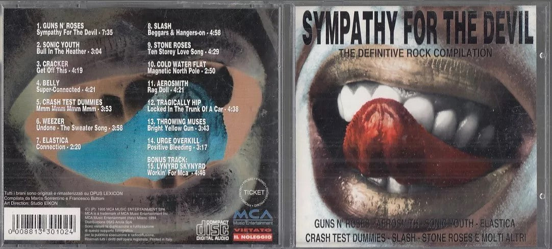 MCD- CD SYMPATHY FOR THE DEVIL THE DEFINITIVE ROCK COMPILATION MCA- 1994 - ZCD8
