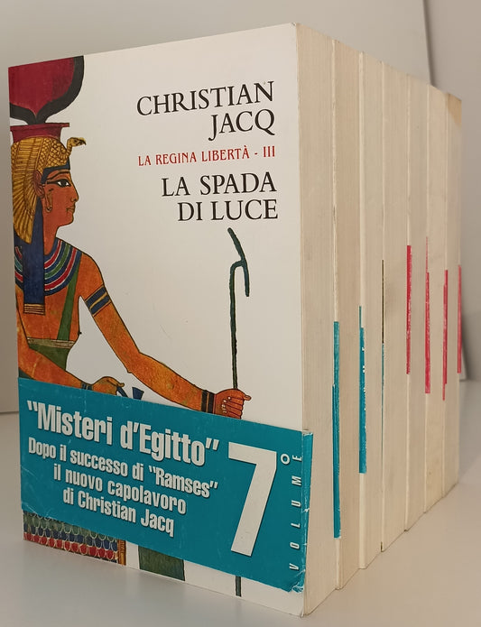 LS- I MISTERI DI OSIRIDE REGINA LIBERTA' 7 VOLL. - JACQ ---- 2004 - B - YFS