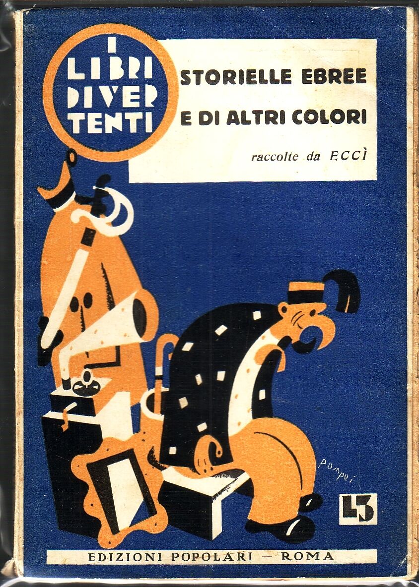 LB- STORIELLE EBREE E DI ALTRI COLORI- ECCI'- LIBRI DIVERTENTI--- 1933- B- XFS35