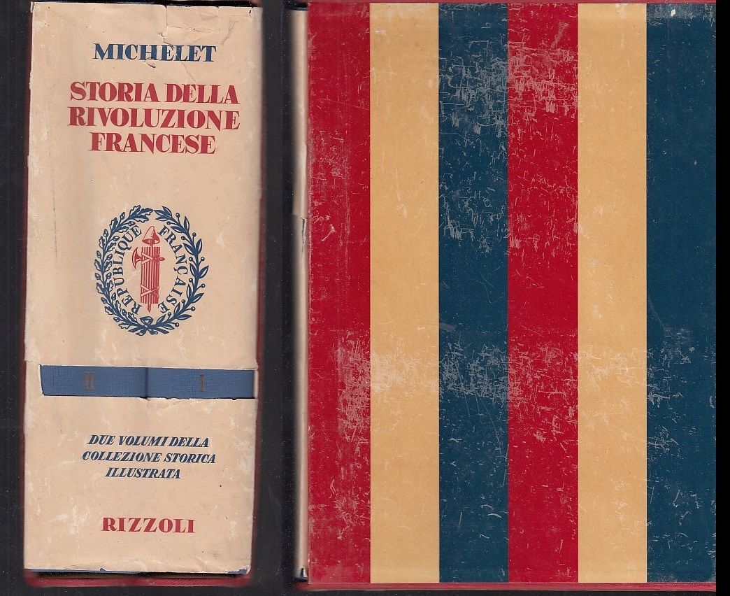 LS- STORIA RIVOLUZIONE FRANCESE 2 VOLUMI COFANETTO- MICHELET---- 1955- CS-ZFS319