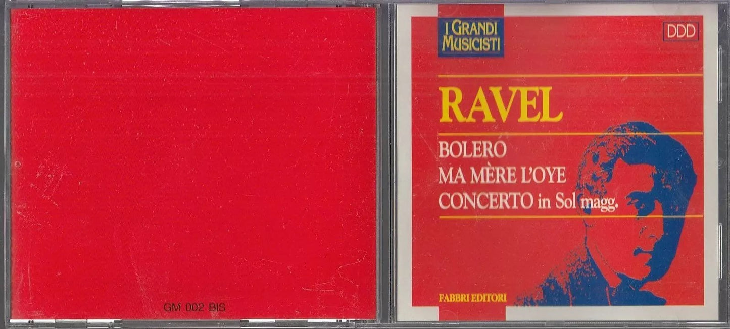 MCD- CD RAVEL BOLERO MA MERE L'OYE CONCERTO SOL FABBRI - ZCD18