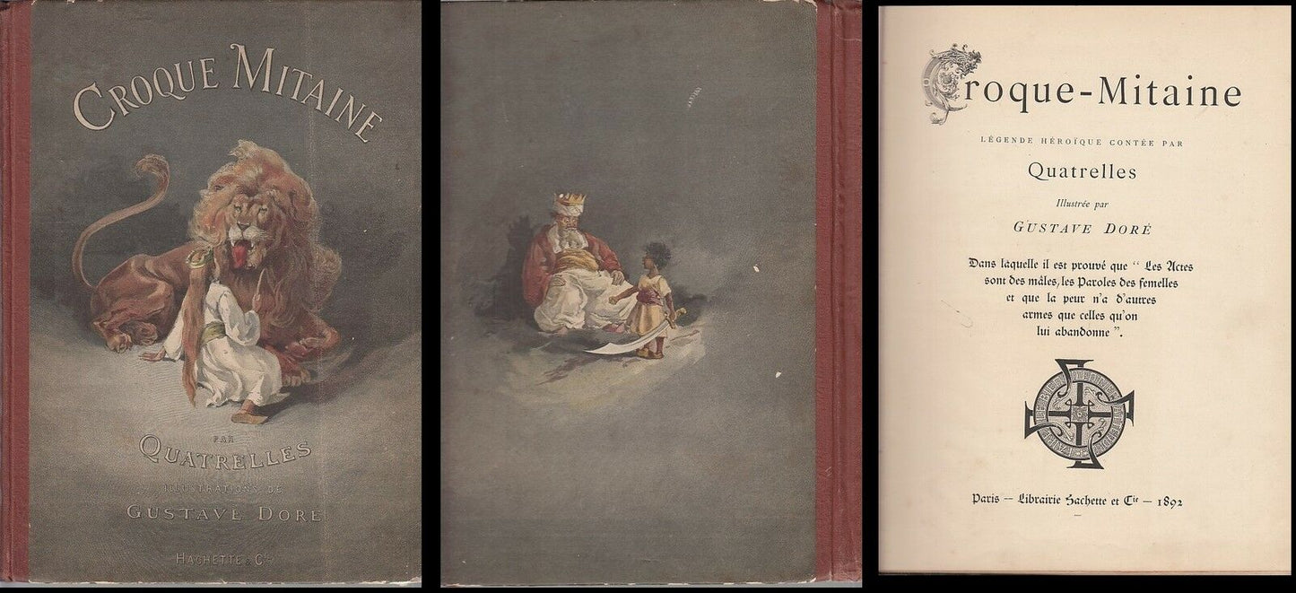 LB- CROQUE MITAINE PAR QUATRELLES ILLUSTRATO - GUSTAVE DORE'---- 1892- C- ZFS641