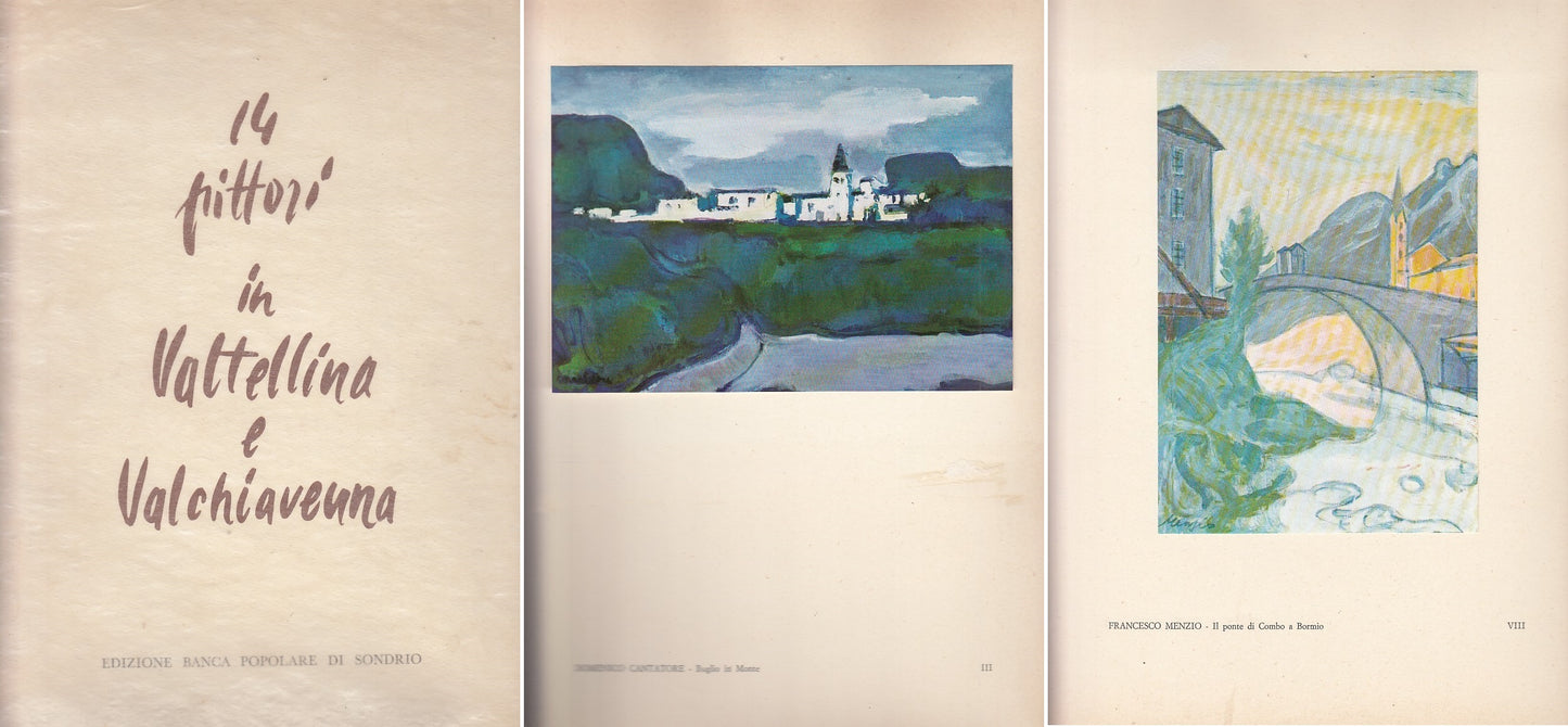 LT- 14 PITTORI IN VALTELLINA VALCHIAVENNA -- BANCA SONDRIO--- 1961 - BS - YDS306