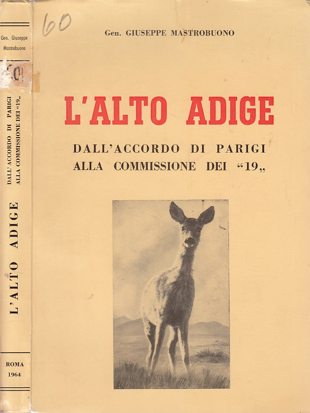 LZ- L'ALTO ADIGE ACCORDO DI PARIGI - MASTROBUONO - ROMA --- 1964 - B - YDS171
