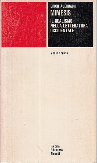 LZ- MIMESIS REALISMO NELLA LETTERATURA - AUERBACH EINAUDI --- 1973 - B - ZDS316