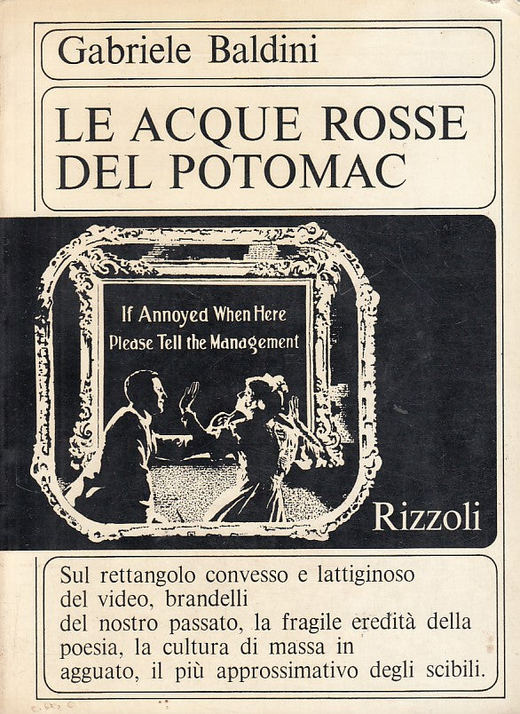 LN- LE ACQUE ROSSE DEL POTOMAC - BALDINI - RIZZOLI --- 1967 - B - YDS207