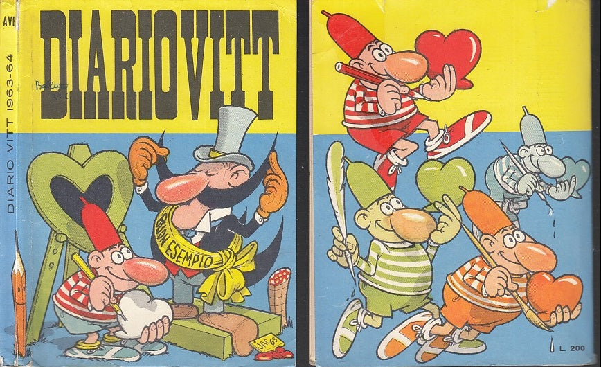 LZ- DIARIO VITT ANNO SCOLASTICO 1963/64 - JACOVITTI - AVE --- 1963 - B - NLX