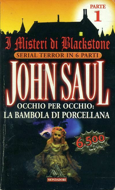 LG- I MISTERI DI BLACKSTONE 1/6 COMPLETA SPECIAL TERROR- JOHN SAUL- MONDADORI- XFS