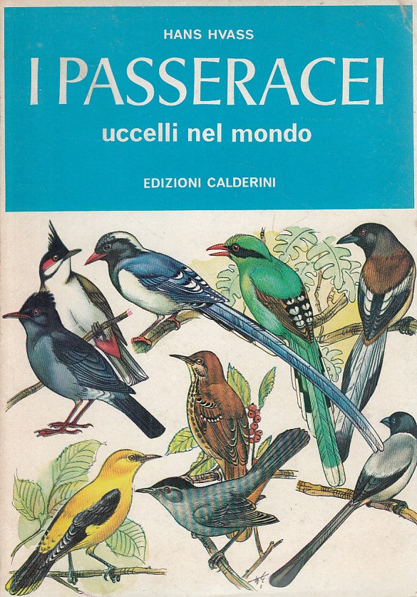 LZ- I PASSERACEI UCCELLI DEL MONDO - HVASS - CALDERINI --- 1974 - B - YDS153