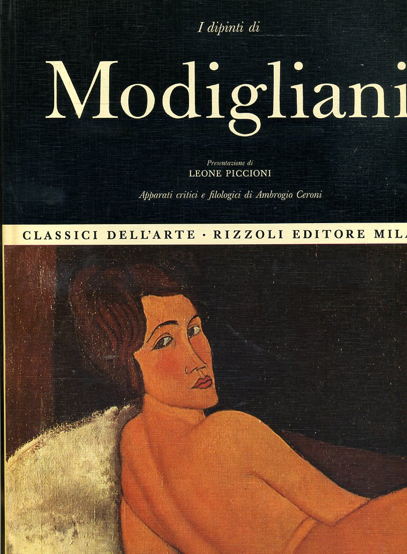 LT- CLASSICI DELL'ARTE N.40 MODIGLIANI -- RIZZOLI -- 1a ED.- 1971 - C - YDS409