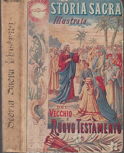 LN- STORIA SACRA ILLUSTRATA VECCHIO NUOVO TESTAMENTO- PICHLER---- 1904- C-YDS490