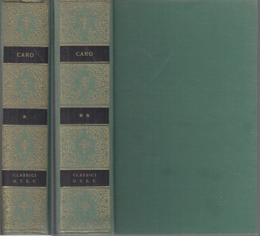 LN- VERSIONE DELL'ENEIDE 2 VOLUMI - CARO - UTET - CLASSICI -- 1974- C- YDS487