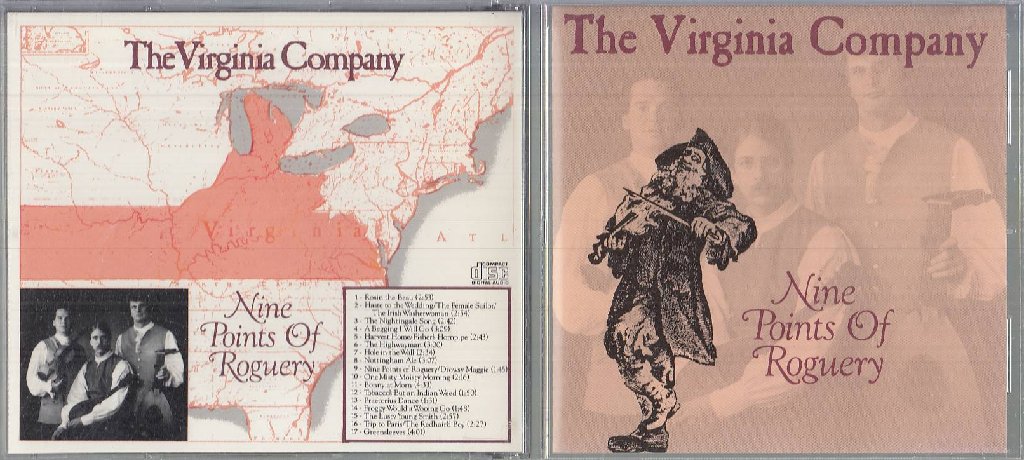 MCD- CD THE VIRGINIA COMPANY RARO - NINE POINT OF ROGUERY ---- 1990 -- ZCD4
