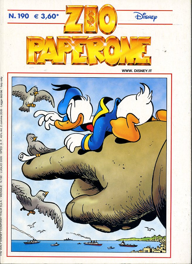 FD- ZIO PAPERONE N.190 -- DISNEY MONDADORI - 2005 - B - NQX15