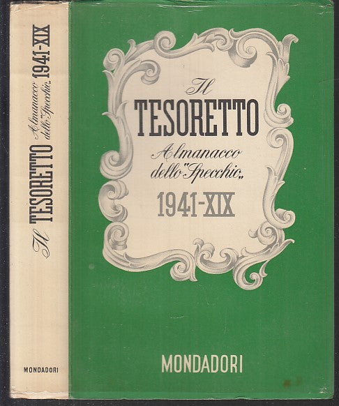 LZ- IL TESORETTO ALMANACCO SPECCHIO 1941 XIX -- MONDADORI --- 1941 - CS- XDS12
