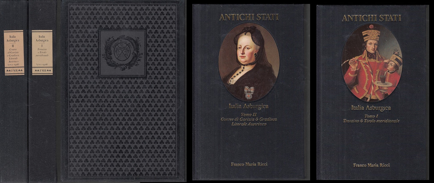 LT- ANTICHI STATI ITALIA ASBURGICA 2 VOLUMI COFANETTI - DONATI - FMR --- 1996- C