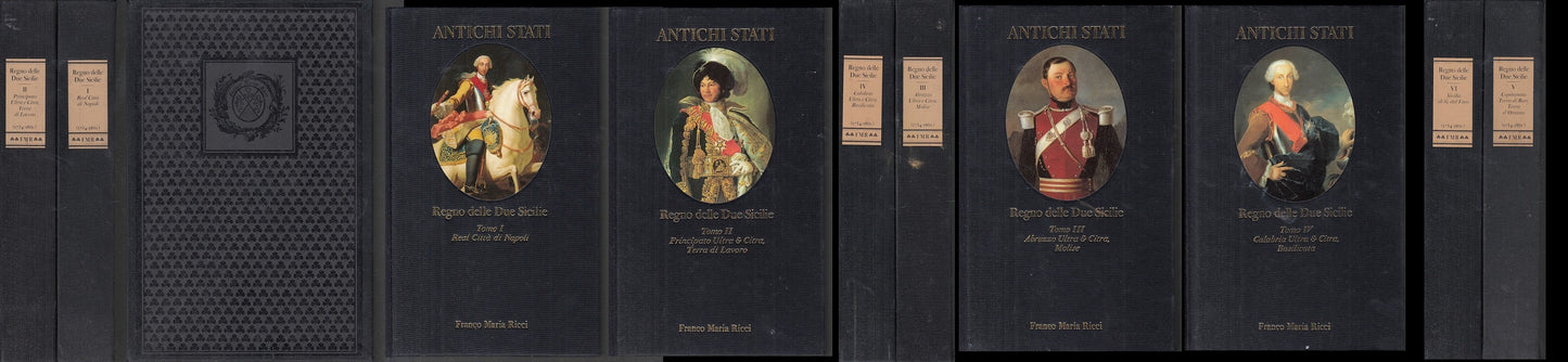 LT- ANTICHI STATI REGNO DELLE DUE SICILIE 6 VOLUMI COFANETTI -- FMR --- 1995- C