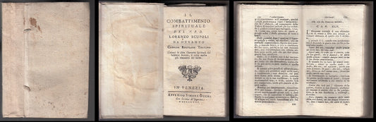LH- COMBATTIMENTO SPIRITUALE V.D.P. - SCUPOLI - SIMONE OCCHI --- 1748 - C- XDS14