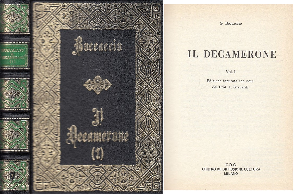 IL DECAMETONE VOL.1 - BOCCACCIO - C.D.C. --- 1985 - C - ZDS621