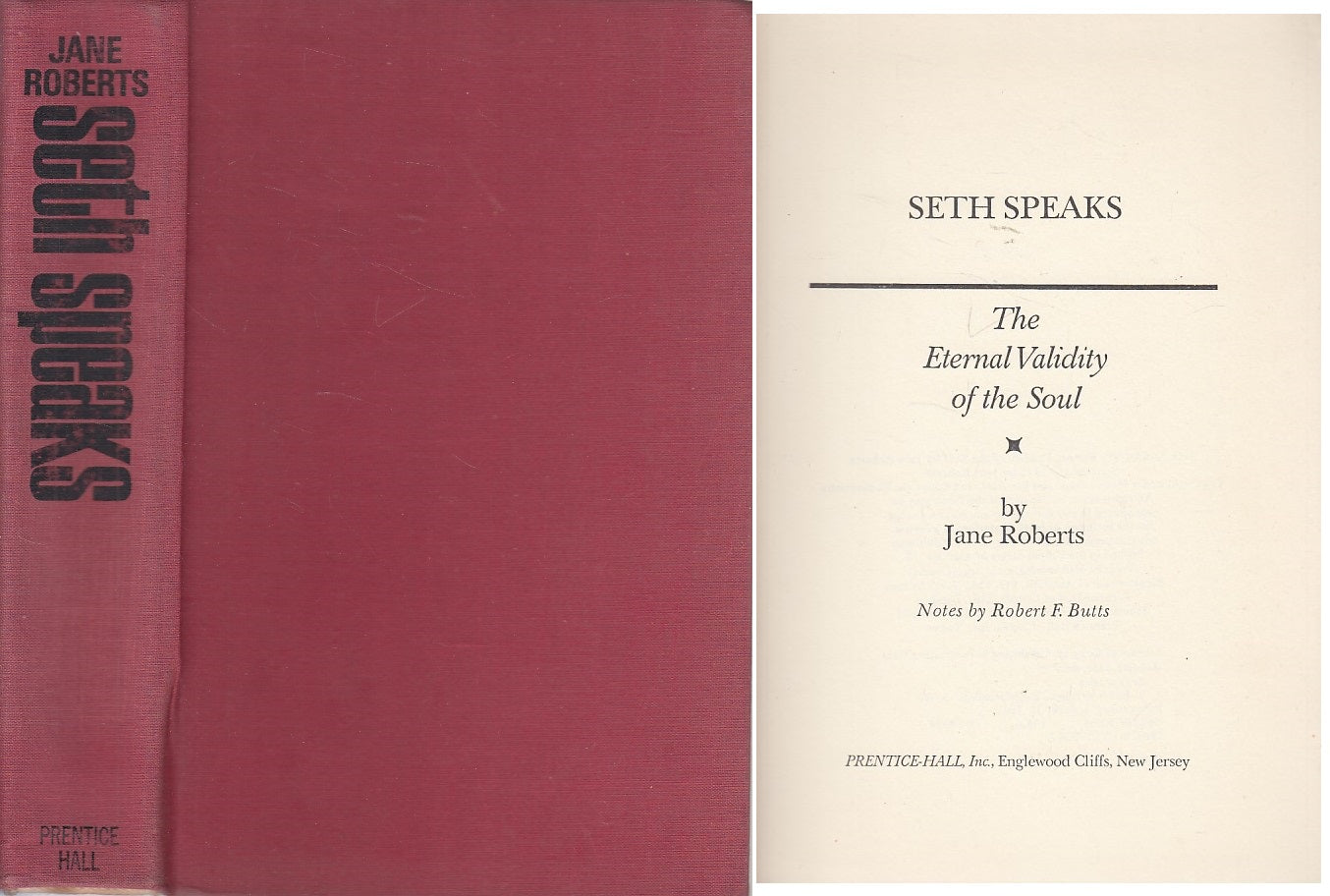 LS- SETH SPEAKS ETERNAL VALIDITY OF SOUL -- PRENTICE HALL --- 1972 - C - ZDS405