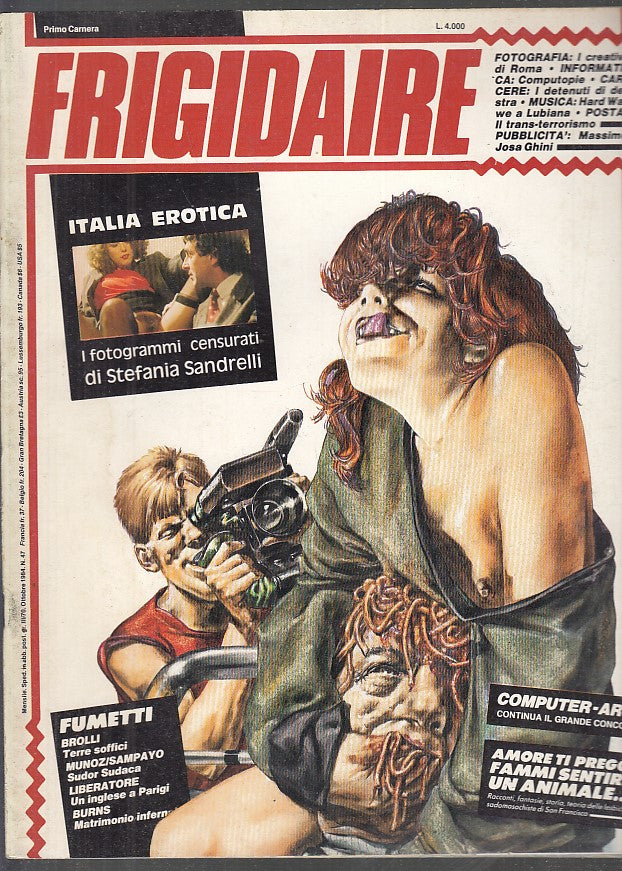 FR- RIVISTA FRIGIDAIRE N.47 -- PRIMO CARNERA - 1984 - S - PFX