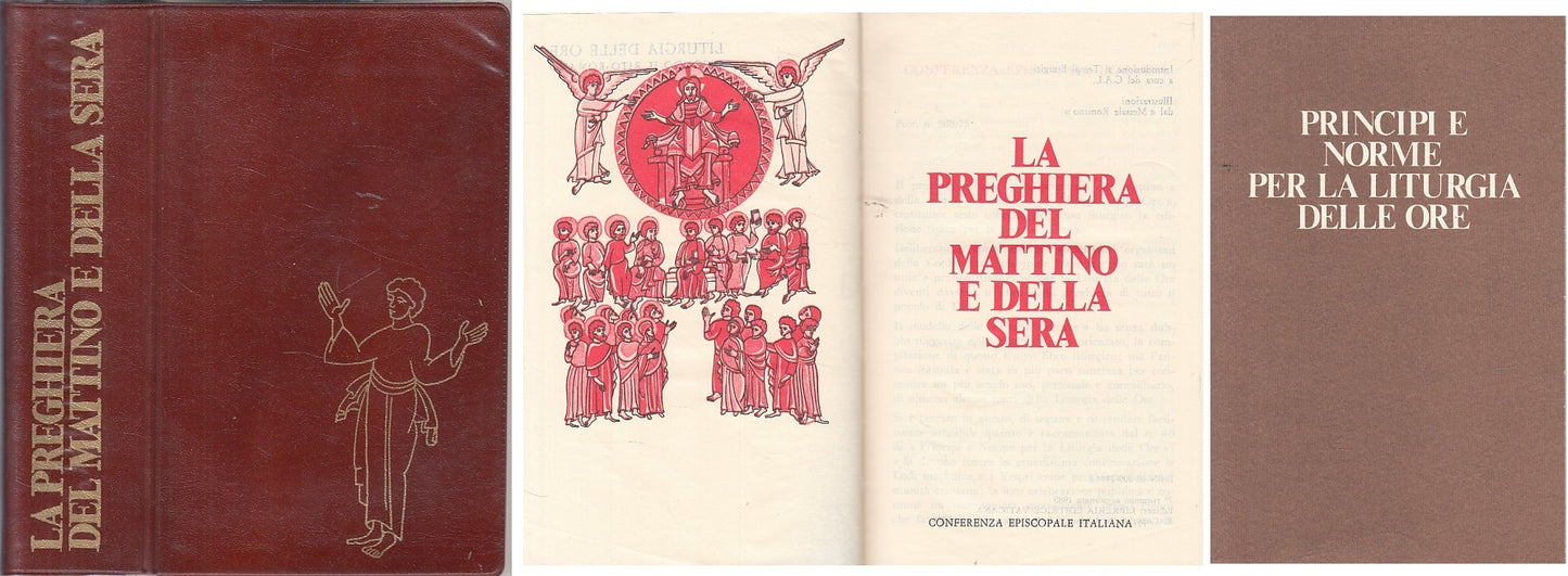 LS- PREGHIERA DEL MATTINO E DELLA SERA LITURGIA ORE -- CEI --- 1989 - BS - YDS93