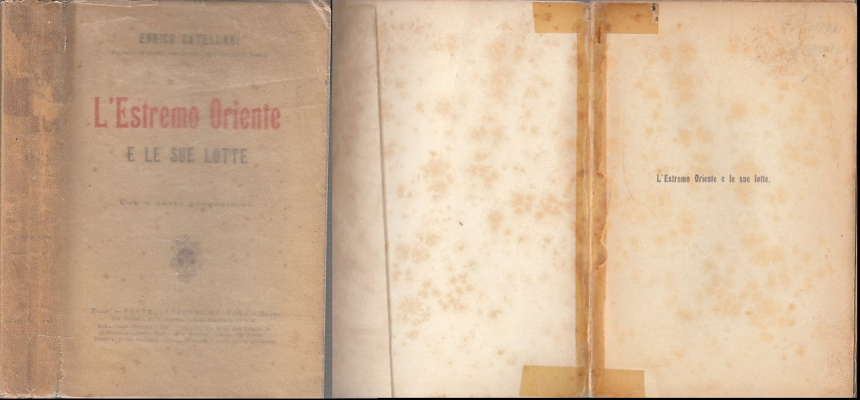 LS- L'ESTREMO ORIENTE E LE SUE LOTTE- CATELLANI- TREVES--- 1904- BS- YDS320