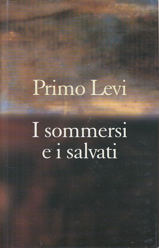 LN- I SOMMERSI E I SALVATI - PRIMO LEVI - CDE --- 1991 - CS - ZDS610
