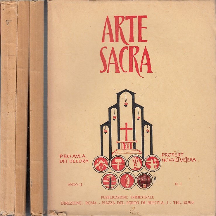 LT- RIVISTA TRIMESTRALE ARTE SACRA ANNO II 1/4 COMPLETA ----- 1932 - B - ZDS651