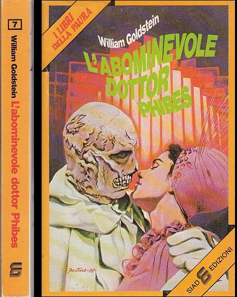 LN- L'ABOMINEVOLE DOTTOR PHIBES - GOLDSTEIN - SIAD- LIBRI PAURA-- 1979- B- XDS22