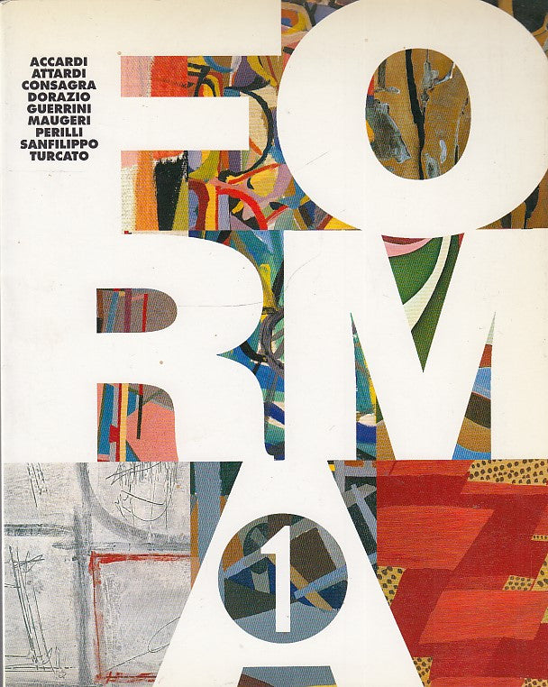 LT- FORMA 1 CATALOGO MOSTRA PARMA - ACCARDI PERILLI- NICCOLI--- 1994- B- YDS548