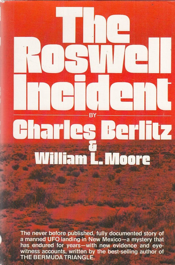 LN- THE ROSWELL INCIDENT- BERLITZ MOORE- GROSSET DUNLAP--- 1980- CS- YDS382