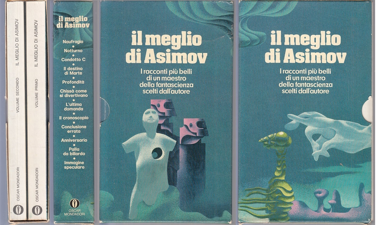 LF- IL MEGLIO DI ASIMOV 2 VOL- ASIMOV- MONDADORI- OSCAR-- 1976- B- YDS999