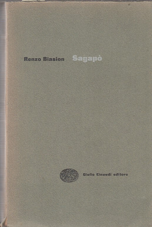 LN- SAGAPO'- BIASION- EINAUDI- I GETTONI-- 1953- B- ZDS528