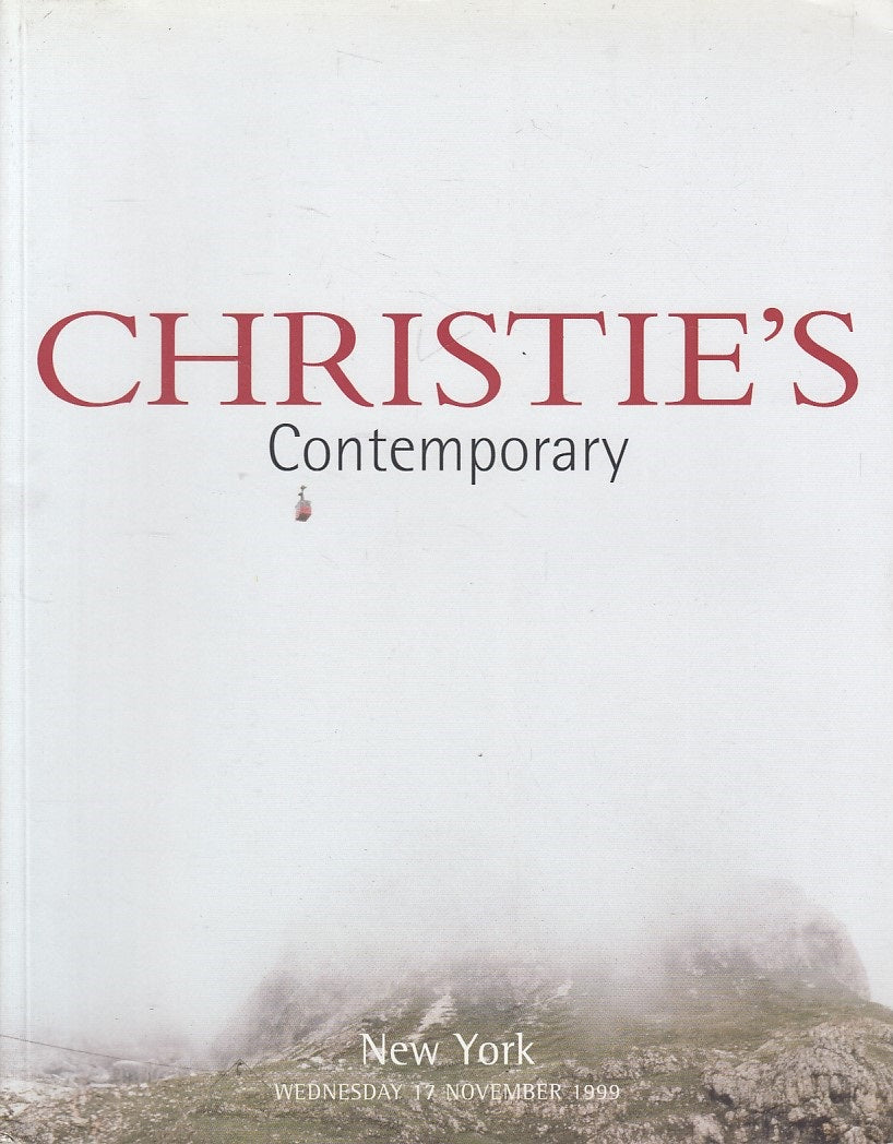 LT- CHRISTIE'S ARTE CONTEMPORANEA CATALOGO NY -- CHRISTIE'S--- 1999 - B - ZDS202