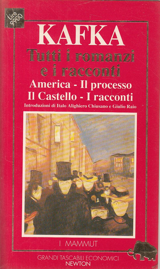 LN- AMERICA PROCESSO CASTELLO RACCONTI - KAFKA - NEWTON --- 1991 - B - ZDS313