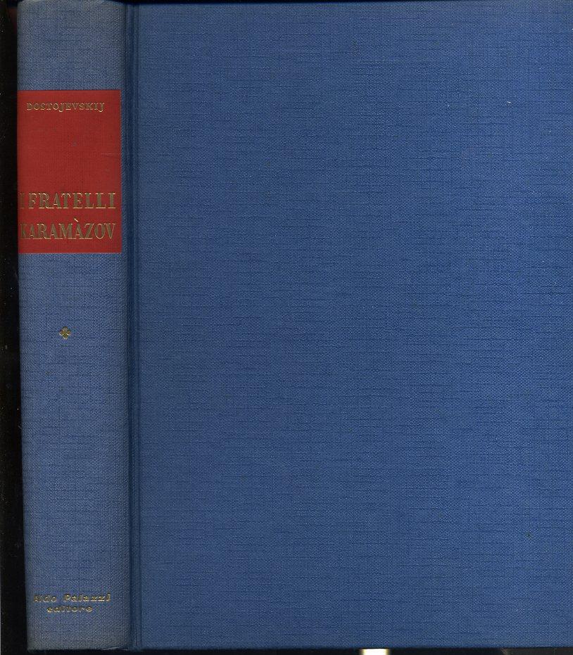 LN- I FRATELLI KARAMAZOV - DOSTOJEVSKIJ - PALAZZI --- 1958 - C - YDS572