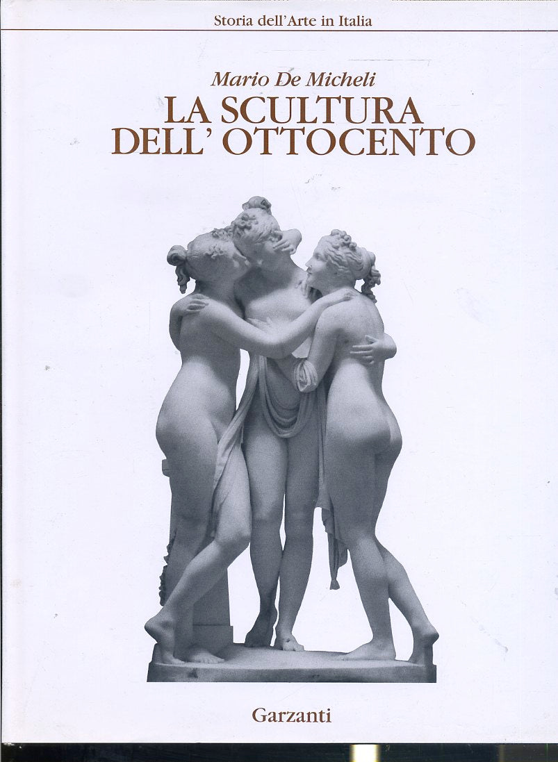 LT- LA SCULTURA DELL'OTTOCENTO - MARIO DE MICHELI - GARZANTI --- 1992- CS- YDS75