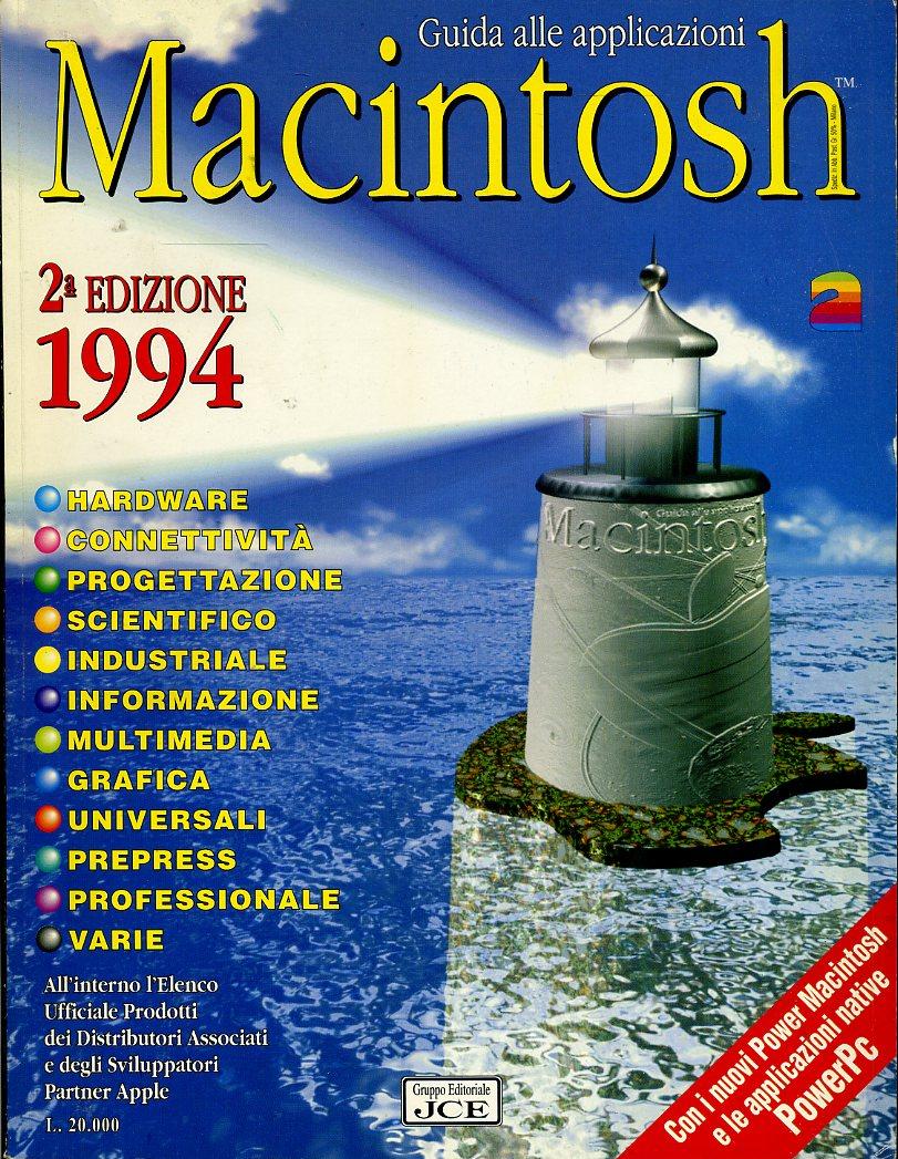LZ- GUIDA ALLE APPLICAZIONI MACINTOSH -- JCE -- 2a ED. - 1994 - B - YDS610