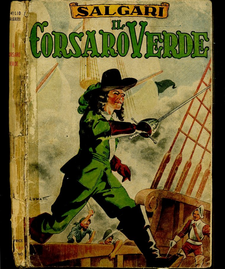 LB- IL CORSARO VERDE - SALGARI LUBATTI - EDITRICE IMPERO --- 1945- B- PGX