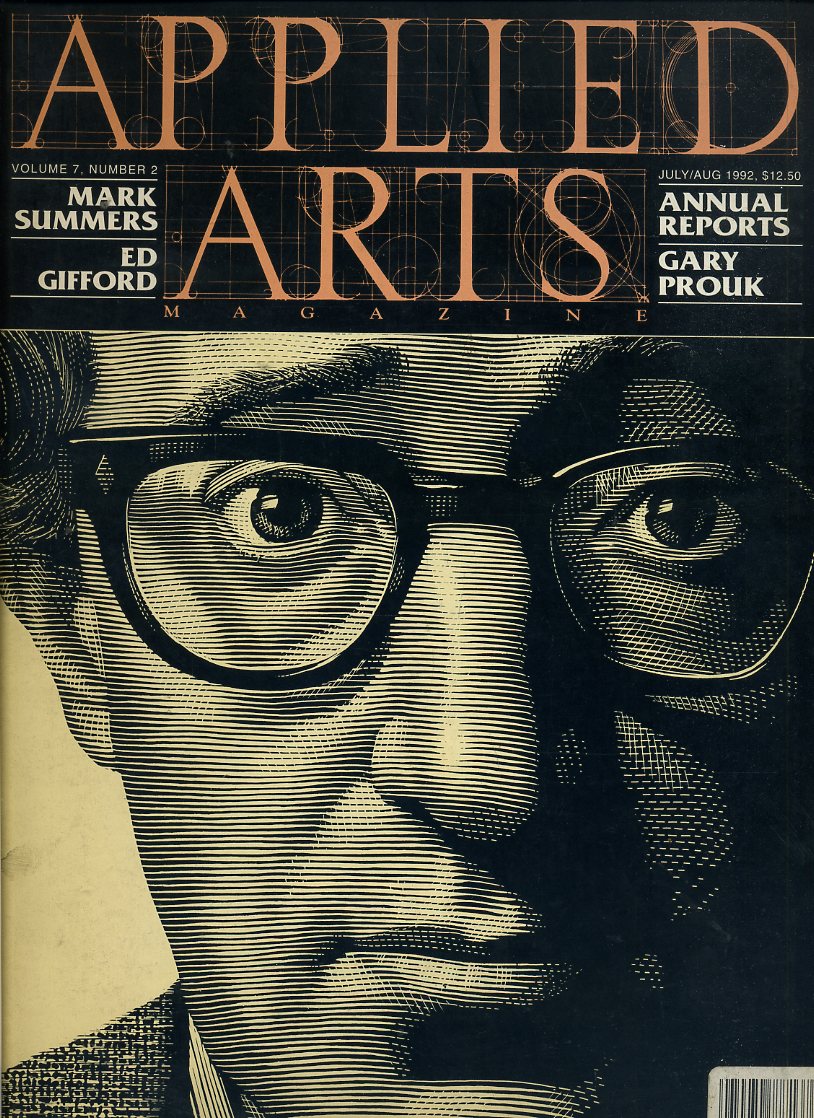 LR- APPLIED ARTS MAGAZINE VOLUME 7 NUMER 2 -- TRADEMARK --- 1992 - B- YFS618
