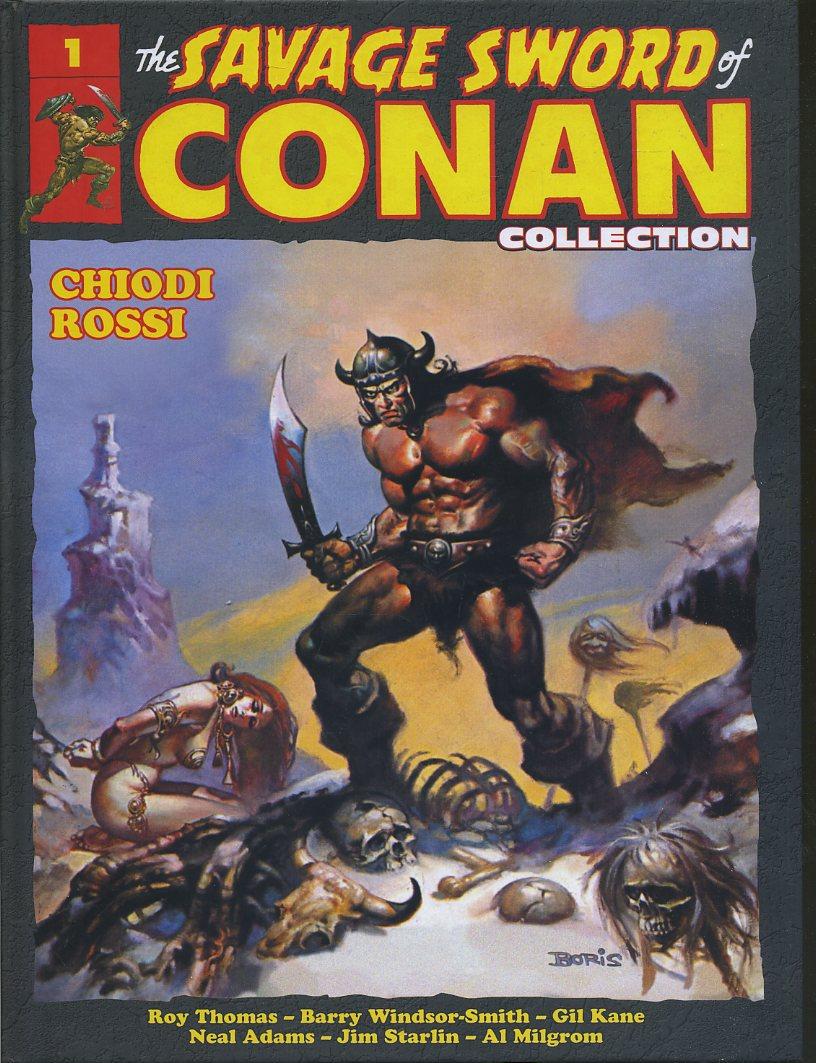FV- CONAN COLLECTION N.1 SAVAGE SWORD CHIODI ROSSI -- HACHETTE - 2018 - C - P24