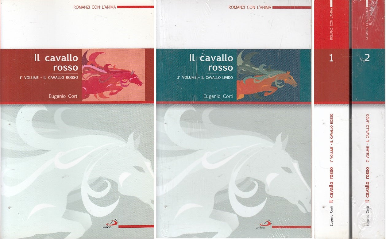 LN- IL CAVALLO ROSSO 2 VOL. - EUGENIO CORTI - SAN PAOLO --- 2008 - B - YFS626