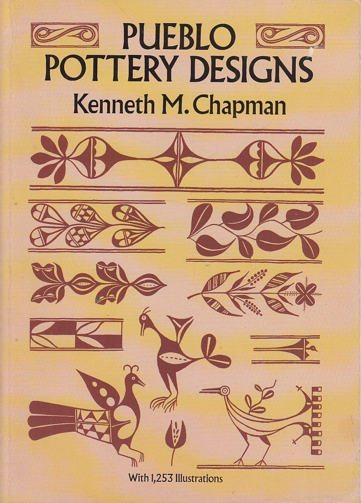 LT- PUEBLO POTTERY DESIGNS - KENNETH CHAPMAN - DOVER --- 1995 - B - YFS203