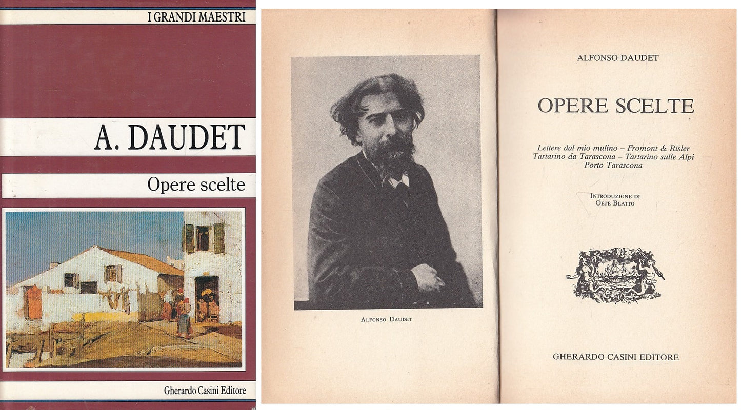LN- OPERE SCELTE - ALFONSO DAUDET - CASINI - GRANDI MEASTRI-- 1952 - CS - ZFS126