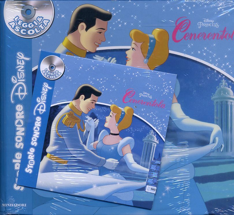 LB- STORIE SONORE DISNEY CENERENTOLA LIBRO + CD -- MONDADORI --- 2018- C- RGZ