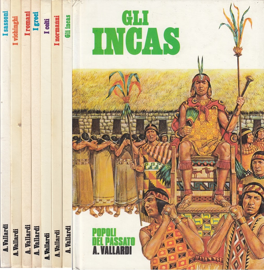 LS- POPOLI DEL PASSATO VOLUMI 1/7 VICHINGHI INCAS -- VALLARDI--- 1980- C- YFS132