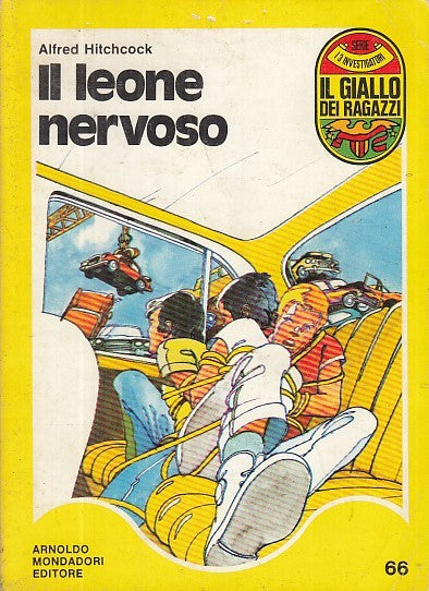 LG- IL GIALLO DEI RAGAZZI N.66 LEONE NEVOSO- HITCHCOCK- MONDADORI--- 1973- B- YFS