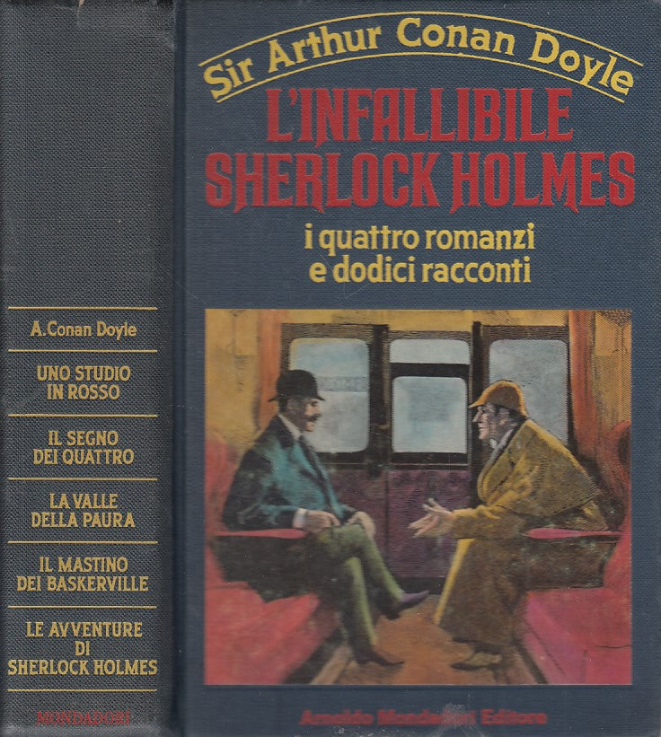 LN- L'INFALLIBILE SHERLOCK HOLMES- CONAN DOYLE - MONDADORI --- 1977 - C - YFS634