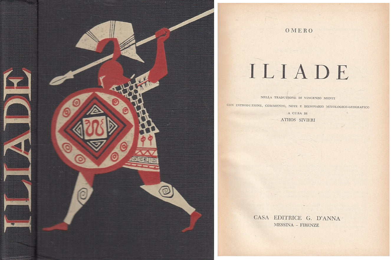 LS- ILIADE - OMERO - G. D'ANNA --- 1958 - C - ZFS253